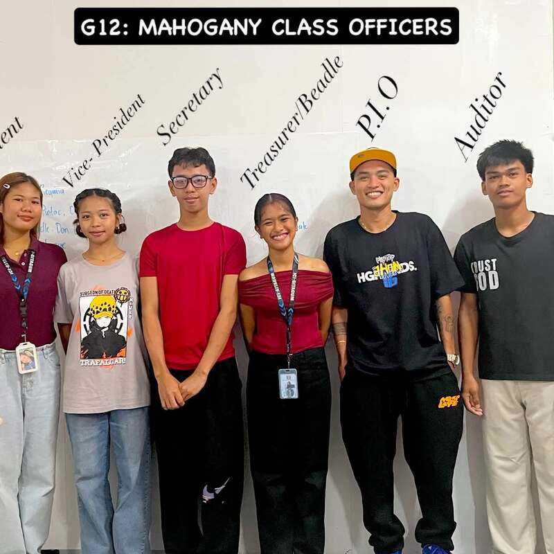 Mahogany Class Officers